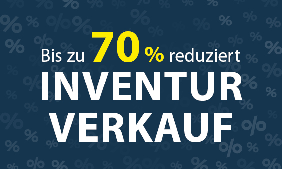 Inventurverkauf – bis zu 70 % sparen